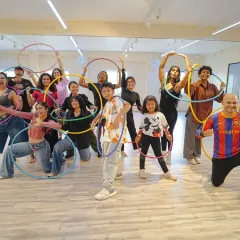 It's not just about dance steps, it's about having fun together. Our launch weekend included creative activities like hula hooping to keep the vibes fresh and exciting for everyone.