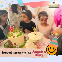 Two incredible themed cakes for a joint birthday party. One is a magical fairy garden and the other features a beautiful butterfly design, showing our ability to cater to different tastes.