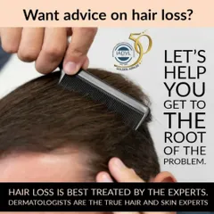 Hair loss is a medical condition that requires an expert diagnosis to treat its root cause. As a dermatologist, I am trained in trichology, the science of hair and scalp disorders. I can help you understand the reason for your hair loss and create a medical treatment plan.