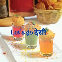 Let's go desi! We love giving classic street food a modern twist, like these pani puri shots. They are a flavorful and fun surprise for your guests.