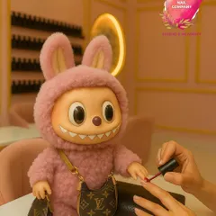 Even the trendy Labubu knows where to get the best nails in town. We had a little fun with this viral character, because who doesn't love a fresh manicure?