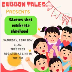 The poster for our session celebrating childhood. We read classic stories that honor the love, likes, and feelings of children, with animals and toys as the heroes.