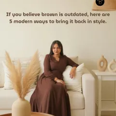 If you think brown is an outdated color, let me show you five modern ways to bring it back in style. It's all about texture and smart pairings.