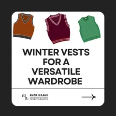Winter vests are a versatile layering piece for any man's wardrobe. This series showcases different styles, from patterned to solid colors, and how to wear them for both warmth and class.