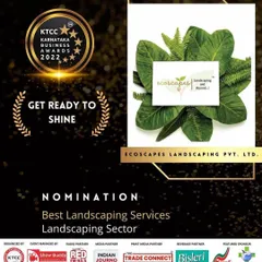 It was an honor for Ecoscapes to be nominated for the Best Landscaping Services in the Landscaping Sector at the Karnataka Business Awards 2022.