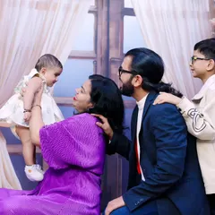 Family is everything. We create portraits that capture the love and connection between every member, including parents, baby, and older siblings in one beautiful frame.