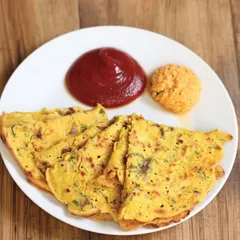 This besan chilla, or gram flour pancake, is a fantastic high protein breakfast or snack option. Besan is packed with nutrients, helps in weight management, and is great for heart health. It is a versatile ingredient that is always in my kitchen.