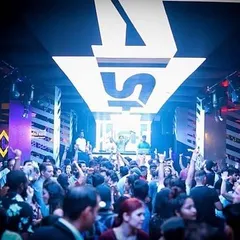 The view from the stage at Privee, with my branding on the big screen. Playing for crowds of up to 1500 people in a club setting has prepared me for corporate events of any size.