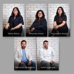 A portrait of our design leadership team. Their collective expertise and collaborative spirit are at the heart of every project we undertake at Studio IAAD.