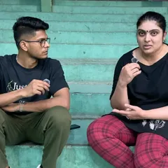 Another shot from my conversation with Pooja. Discussing her journey is important to show others that it's possible to overcome significant medical advice that suggested she stop lifting heavy. We found a smarter way.