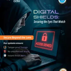 In today's world, a camera is not enough. Your security system needs a digital shield. Our systems are cyber-secured with end-to-end encryption and instant threat alerts to ensure your footage is safe from unauthorized access, giving you true peace of mind.