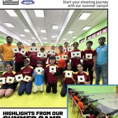 The smiles say it all. A group of happy campers proudly showing their first targets at the end of a session. This is a typical sight at my summer camps, where learning is combined with a sense of accomplishment.