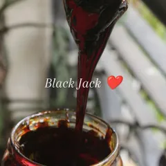This is my homemade "Black Jack" or black treacle, a key ingredient that gives my Christmas cakes their signature dark color and rich, caramel-like flavor.