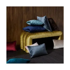 Metallic jewel tones and a plush finish define the 'Newman' collection. These velvet fabrics are my go-to choice for creating a super luxe, glamorous, and comfortable space.