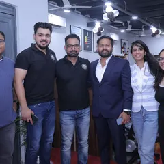 With my team, who worked tirelessly to bring the library project to life in just 20 days. This was a true team effort.