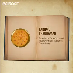 From our recipe book, Parippu Pradhaman is a cherished dessert from Kerala, made with moong dal, coconut milk, and jaggery.