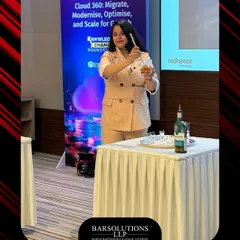 Amisha demonstrating the proper stirring technique during the mixology session. Our workshops are hands-on, ensuring every participant learns the fundamental skills of cocktail making.