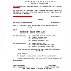 The successful outcome of our Special Leave Petition. The Supreme Court granted leave and allowed our appeal, providing crucial relief for our client in an anticipatory bail matter originating from the Bombay High Court.