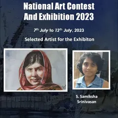 I am incredibly proud of my daughter, Samiksha, whose watercolor portrait of Malala was selected for the National Art Contest and Exhibition. This is a testament to the skills and confidence that students can build through dedicated practice.
