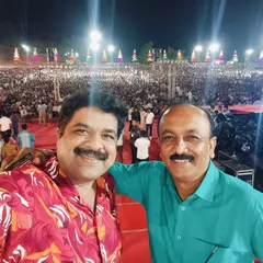 This is the view from the stage at Alva's Virasat, one of the biggest cultural festivals. Performing my comedy act for such a massive and energetic crowd is an unforgettable experience.
