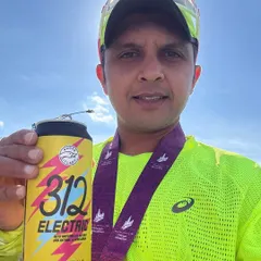 The post-race celebration. A well-deserved reward after a huge personal best. It's important to celebrate the victories along the journey.