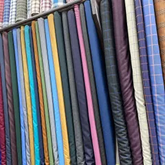 Just a small selection of the suiting fabrics I have in stock. You can find everything from solid colors to checks and pinstripes to create your perfect custom suit.