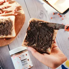 This is how you make a product irresistible. For this peanut butter brand, I created a bright, sunlit scene that feels like a happy morning. Showing the product being used, with a creamy spread on toast, helps customers imagine it in their own homes.