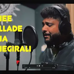 A teaser for an upcoming Kannada track recorded at our studio, showcasing a vocalist in the recording booth.
