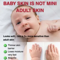 It is a critical fact: baby skin is not a smaller version of adult skin. It is thinner and absorbs chemicals more easily, which is why adult products can be harmful. I always advise using products specifically formulated for infants.