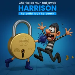 When it comes to protecting your home, you need a lock that gives a "muh tod jawab" to any threat. My solid brass padlocks are engineered to be so tough that they stop intruders in their tracks, ensuring your peace of mind.