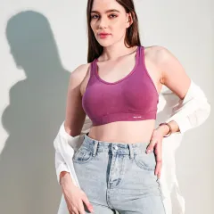 A clean, professional e-commerce photo of a sports bra. We focus on sharp details, accurate color, and a natural pose to create high-converting images for online stores and marketplaces.