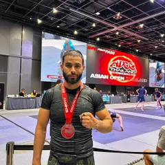 A proud moment for one of our fighters, Zaid, securing his first international silver medal at the ADCC Asian Open.