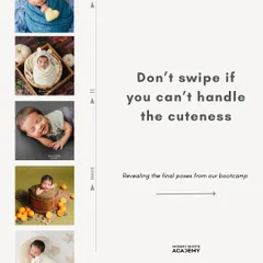 This graphic showcases a filmstrip of final poses from one of our bootcamps, giving a glimpse of the variety you'll learn to create.
