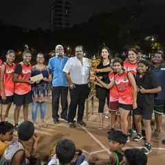 Introducing the Mumbai Mambas, the Hooplah '25 Women's Division champions. They brought strength, grace, and determination to every game.