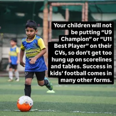 Success in kids' football is about enjoyment, confidence, and friendship, not just scorelines. Give the kids back their game.