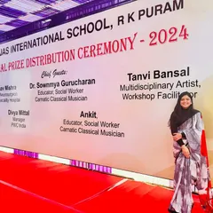 Little Tanvi would be so proud. Being invited back to my alma mater, Ramjas International School, as the Chief Guest of Honor was a surreal and humbling experience.