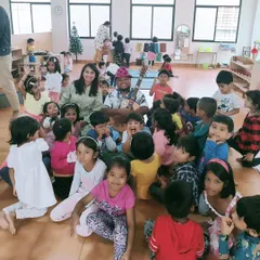 A happy child is a child who sings. I had an amazing day singing and playing for these wonderful kids. Their energy and joy were infectious.