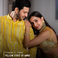 For a Haldi ceremony, I focus on a fresh, dewy makeup look that enhances the bride's natural glow. This look is designed to be light and comfortable while still looking stunning in photos.