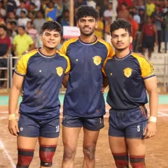 Three of our champion players after a successful tournament win.