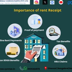 Don't underestimate the importance of a rent receipt. It is the primary document needed to claim House Rent Allowance (HRA) benefits and can also help you claim deductions under Section 80GG if you don't receive HRA.