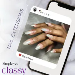 Simple yet classy, just how nails should be. This image shows how beautiful and natural my nail extensions can look, perfect for creating that polished and sophisticated style.