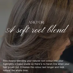 Pro tip: Ask for a soft root blend. This means blending your natural root color into your highlights so there's no harsh grow-out line.