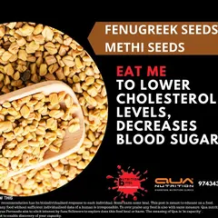 For clients with diabetes or high cholesterol, Fenugreek (Methi) seeds are a powerful addition. Their soluble fiber helps decrease blood sugar and lower cholesterol, and they can be easily added to salads and vegetables.