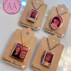 These custom photo pendants are a heartfelt way to keep your loved ones close. I can preserve your favorite photos in these beautiful, wearable keepsakes.