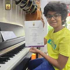 Huge congratulations to Vihaan Chheda. We're incredibly proud to announce that Vihaan has achieved a Distinction in his Grade 1 Theory of Music exam conducted by Trinity College London.