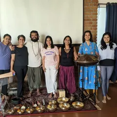 A "Balance and Bliss" workshop combining yoga and sound healing for the business owners of BNI Billionaires in Bangalore. Even one hour of sound healing can bring profound changes.