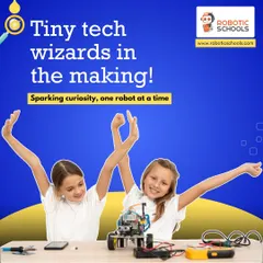 I am creating tiny tech wizards in the making! My goal is to spark curiosity, one robot at a time, and show kids how exciting technology can be.