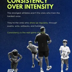 The most successful athletes are not the ones who train the hardest once, but those who show up consistently. I teach young athletes the discipline of regular, purposeful training, which is the real game-changer.