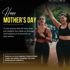 Happy Mother's Day to the women who lift more than just weights. Thank you, Moms, for being the true definition of strength and inspiring us all.