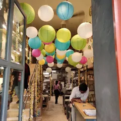 Our Nehru Place studio is decorated with colorful lanterns, creating a cheerful and inviting space for our students and visitors.
